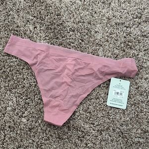 Tommy John Pink Seamless Thong- NWT